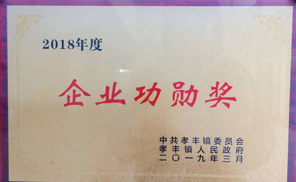 2018年度企业功勋奖